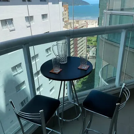 Estanconfor Santos Vista Mar 4 Ac Garagem Sacada Fechada Apartment Exterior photo