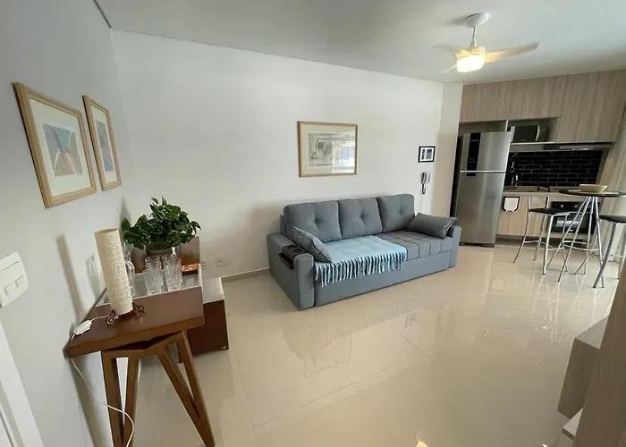Estanconfor Santos Vista Mar 4 Ac Garagem Sacada Fechada